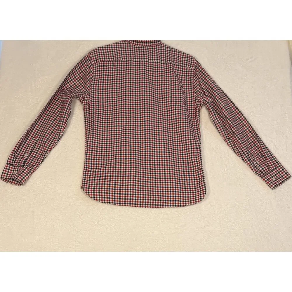 Levi’s Men’s Medium‎ Long Sleeve Shirt Red, White and Blue Gingham